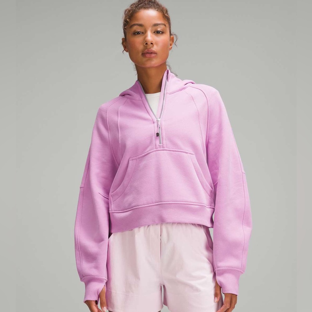 NWT Lululemon Scuba Oversized Half-Zip Hoodie
Dahlia Mauve DHMU M/L